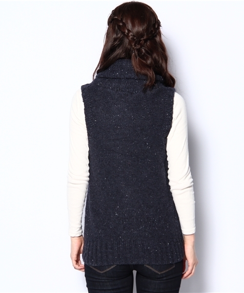 coen(コーエン)の「シェットランドベスト(ベスト・レディース・ベージュ/レッド/オフホワイト/ネイビー・フリー)」の6枚目の写真