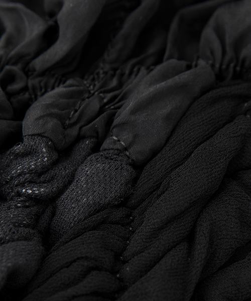 ZUCCa（ズッカ）の「チュールジャージィー（ワンピース・レディース・ネイビー/ブラック/ホワイト・MEDIUM/M size）」の12枚目の写真