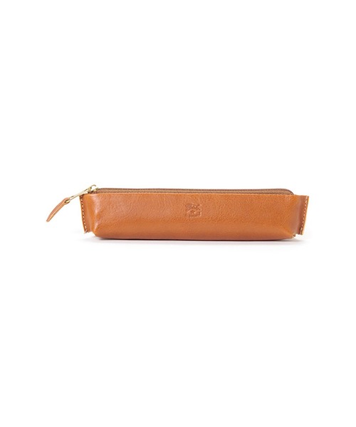 IL BISONTE(イルビゾンテ)の「IL BISONTE / ORIGINAL LEATHER / ペンケース(ステーショナリー・レディース・レッド/ブラック/ダークブラウン/ナチュラル/ライトブラウン/グリーン/オレンジ/レンガ/グレー/オリーブ/ネイビー/ホワイト・FREE)」の1枚目の写真