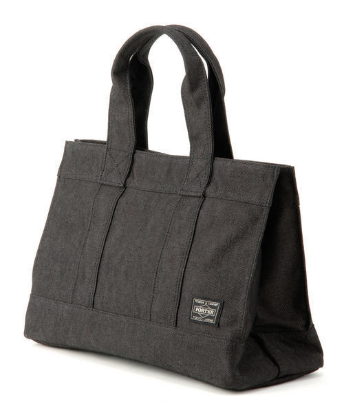 PORTER（ポーター）の「PORTER SMOKY TOTE BAG SMALL <B印 YOSHIDA SELECT>（トートバッグ・メンズ・ブラック・ONE SIZE）」の3枚目の写真