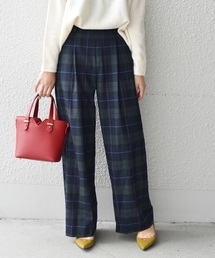 SHIPS | チェックワイドパンツ◇(その他パンツ)
