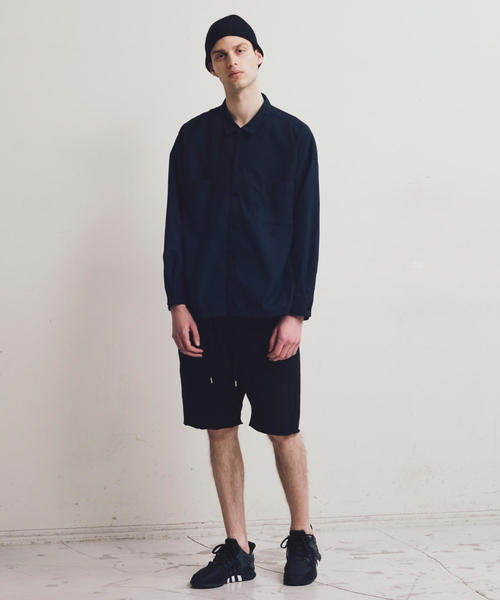 MONKEY TIME（モンキータイム）の「＜monkey time＞ MINI URAKE DROP SHORTS/ショートパンツ（その他パンツ・メンズ・グレー/ブラック・SMALL/MEDIUM/LARGE）」の8枚目の写真