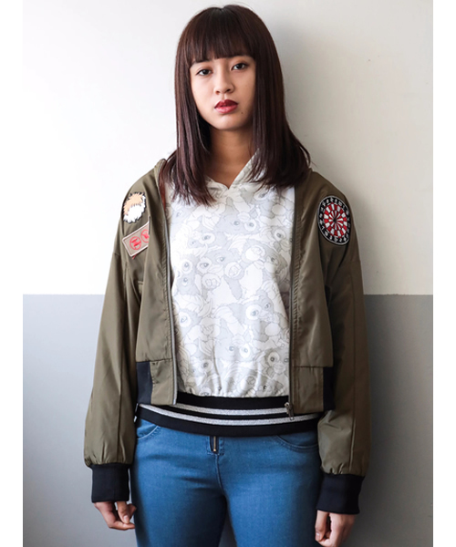 E Hyphen World Gallery イーハイフンワールドギャラリー の 別注 グレムリン ブルゾン その他アウター Wear E Hyphen World Gallery イーハイフンワールドギャラリー の 別注 グレムリン ブルゾン その他アウター Wear