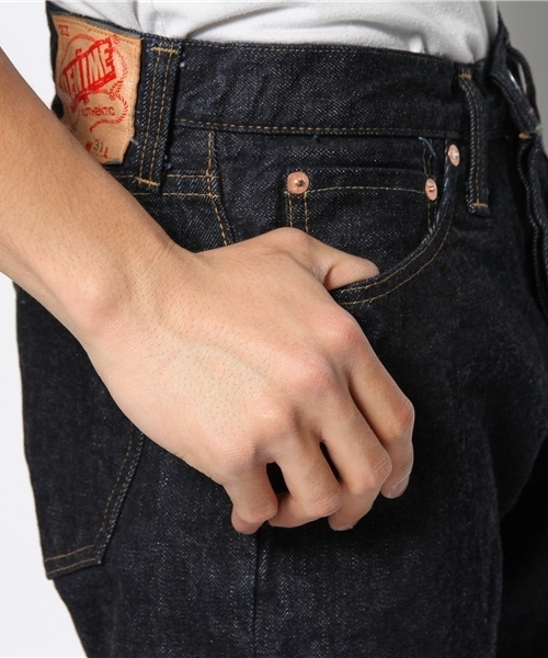 Made in JAPAN denim (middle straight)（メイドインジャパンデニム（ミドルストレート））の「【Made in Japan】XX type -One Wash-/ミドルストレートデニム（デニムパンツ・メンズ・インディゴブルー・27inch/28inch/29inch/30inch/31inch/32inch/33inch/34inch/36inch/38inch/40inch）」の8枚目の写真