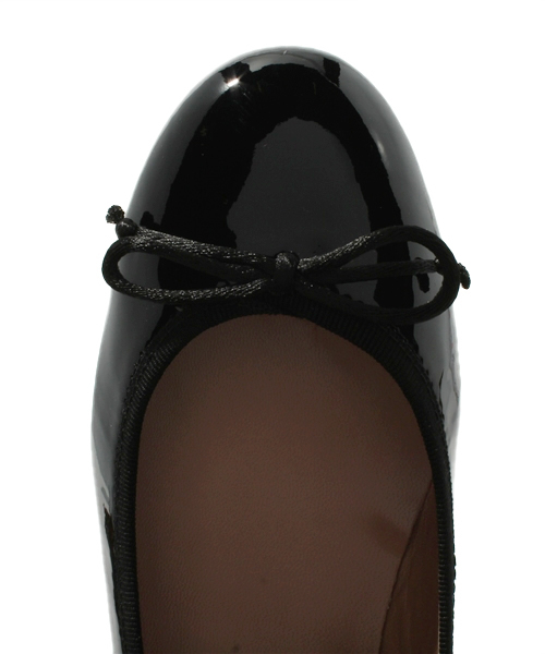 NANO universe（ナノユニバース）の「FABIO RUSCONI/LB/エナメルバレエシューズ（バレエシューズ・レディース・ブラック/ブラウン・36/36.5/37/37.5/38）」の6枚目の写真