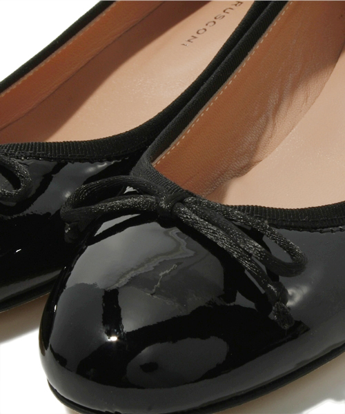 NANO universe（ナノユニバース）の「FABIO RUSCONI/LB/エナメルバレエシューズ（バレエシューズ・レディース・ブラック/ブラウン・36/36.5/37/37.5/38）」の7枚目の写真