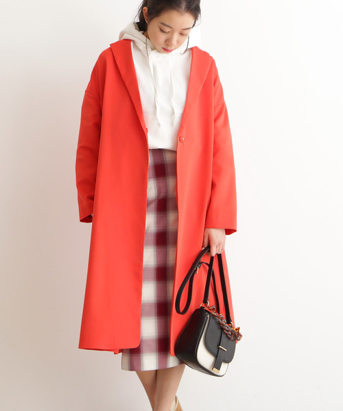 FREE'S MART(フリーズマート)の「ぼかしチェックミディーペンシルスカート(スカート・レディース・ブラック系その他/レッド系その他・SMALL/MEDIUM)」の14枚目の写真