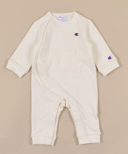 SHIPS(シップス)の「CHAMPION:ベア裏毛ロンパース【SHIPS別注】(ロンパース・キッズ・グレー/ネイビー/オフホワイト・80/70)」の3枚目の写真