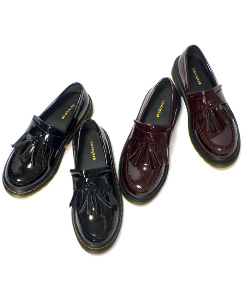 archives（アルシーヴ）の「タッセルローファー（ローファー・レディース・ブラック/ブラウン・MEDIUM/LARGE）」の3枚目の写真