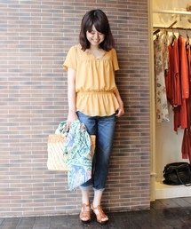 JOURNAL STANDARD | ☆スキンジョーゼットぺプラムブラウス_#(シャツ/ブラウス)