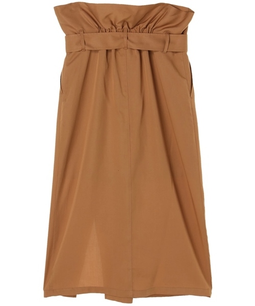 YECCA VECCA（イェッカヴェッカ）の「ラッピングベルトナロースカート（スカート・レディース・ブラック/キャメル/グリーン・FREE）」の4枚目の写真