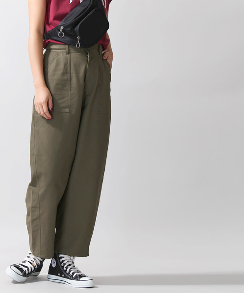 WEGO(ウィゴー)の「WEGO/ベイカーEGGパンツ(その他パンツ・レディース・ベージュ/グリーン・FREE)」の11枚目の写真