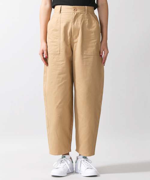 WEGO(ウィゴー)の「WEGO/ベイカーEGGパンツ(その他パンツ・レディース・ベージュ/グリーン・FREE)」の10枚目の写真