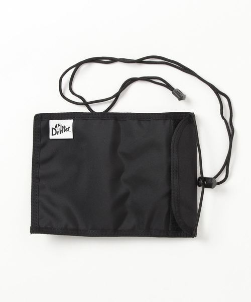 Drifter(ドリフター)の「NECK POUCH/ネックポーチ(パスポートケース)」|ブラック