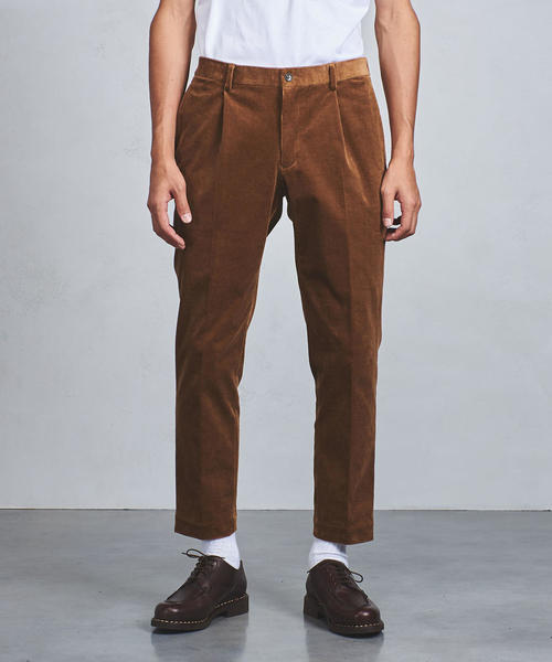 UNITED ARROWS(ユナイテッドアローズ)の「UASB コーデュロイ 1プリーツ パンツ(その他パンツ・メンズ・ブラウン/ブラック・LARGE/SMALL/MEDIUM/X-LARGE)」の12枚目の写真