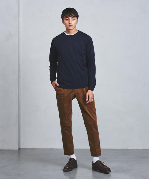 UNITED ARROWS(ユナイテッドアローズ)の「UASB コーデュロイ 1プリーツ パンツ(その他パンツ・メンズ・ブラウン/ブラック・LARGE/SMALL/MEDIUM/X-LARGE)」の14枚目の写真