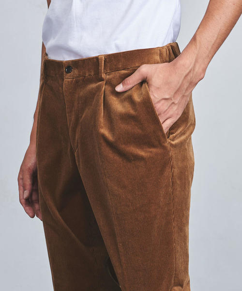 UNITED ARROWS(ユナイテッドアローズ)の「UASB コーデュロイ 1プリーツ パンツ(その他パンツ・メンズ・ブラウン/ブラック・LARGE/SMALL/MEDIUM/X-LARGE)」の6枚目の写真