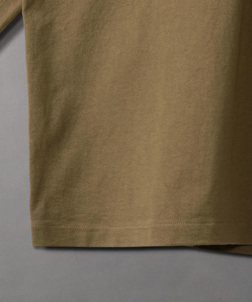 6（ロク）の「＜6(ROKU)＞LOGO PRINT LONG SLEEVE T-SHIRT/Ｔシャツ（Tシャツ/カットソー・レディース・ベージュ/オフホワイト・FREE）」の6枚目の写真