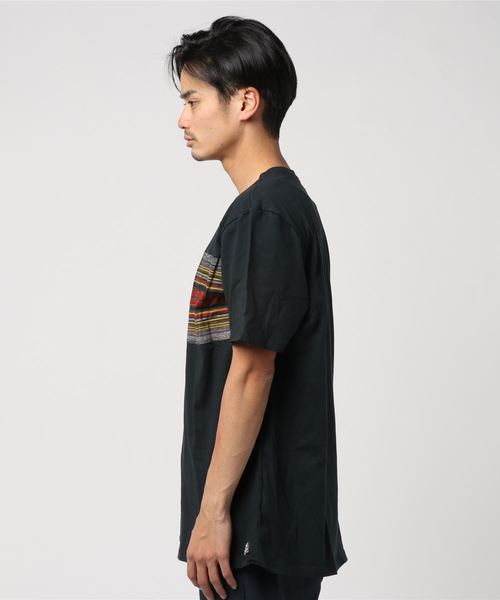 Hurley (ハーレー)の「M HRLY PRM PEND ACADIA TEE SS / ハーレー ボーダープリントTシャツ ユニセックス(Tシャツ/カットソー・メンズ・ブラック・SMALL/MEDIUM/LARGE)」の2枚目の写真