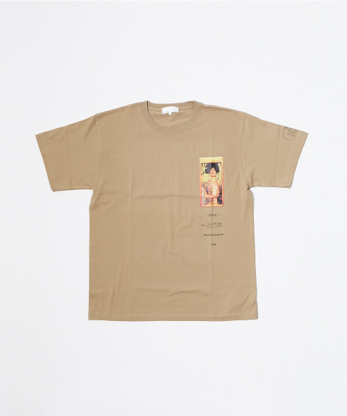 ABAHOUSE(アバハウス)の「クリムト Judith プリントTシャツ(Tシャツ/カットソー・メンズ・ネイビー/ホワイト/ベージュ・50/46/48)」の4枚目の写真