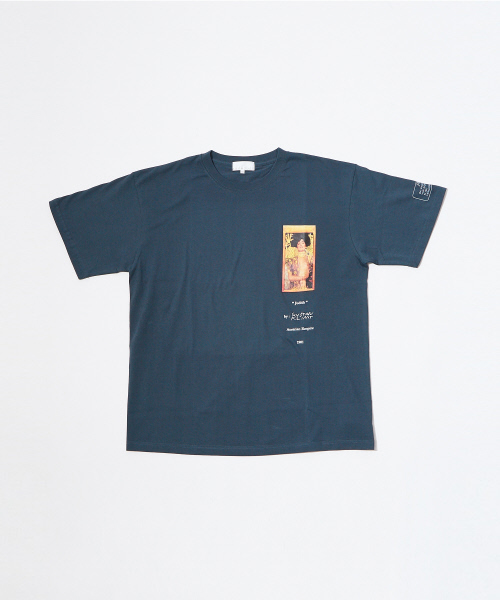 ABAHOUSE(アバハウス)の「クリムト Judith プリントTシャツ(Tシャツ/カットソー・メンズ・ネイビー/ホワイト/ベージュ・50/46/48)」の10枚目の写真