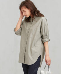 green label relaxing | FM バンドカラー ロングカフス シャツ(シャツ/ブラウス)