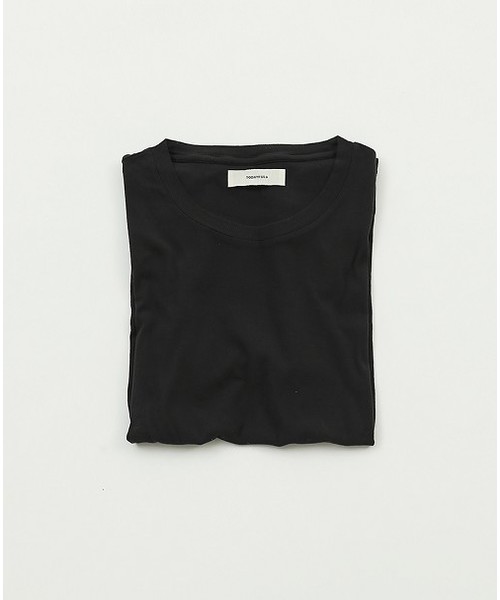 TODAYFUL(トゥデイフル)の「シルクタッチリブTシャツ(Tシャツ/カットソー・レディース・オフホワイト/ブラック/ベージュ・FREE)」の7枚目の写真