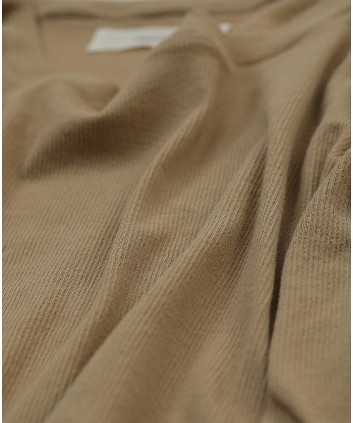 TODAYFUL(トゥデイフル)の「シルクタッチリブTシャツ(Tシャツ/カットソー・レディース・オフホワイト/ブラック/ベージュ・FREE)」の11枚目の写真