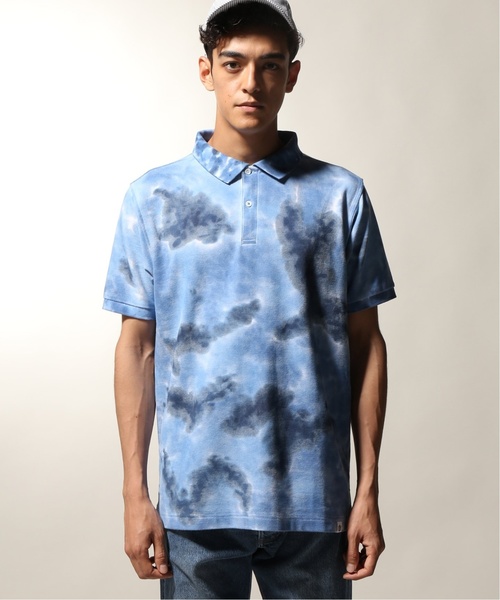 JOURNAL STANDARD relume（ジャーナルスタンダード　レリューム）の「湘南ベルマーレ×relume TIE DYE ポロシャツ（ポロシャツ・メンズ・ネイビー・SMALL/MEDIUM/LARGE）」の4枚目の写真