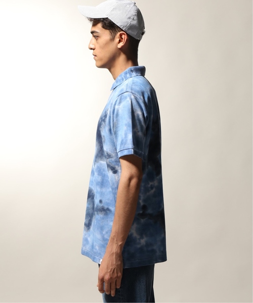JOURNAL STANDARD relume（ジャーナルスタンダード　レリューム）の「湘南ベルマーレ×relume TIE DYE ポロシャツ（ポロシャツ・メンズ・ネイビー・SMALL/MEDIUM/LARGE）」の8枚目の写真