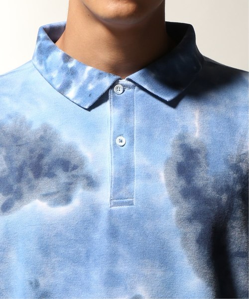 JOURNAL STANDARD relume（ジャーナルスタンダード　レリューム）の「湘南ベルマーレ×relume TIE DYE ポロシャツ（ポロシャツ・メンズ・ネイビー・SMALL/MEDIUM/LARGE）」の2枚目の写真