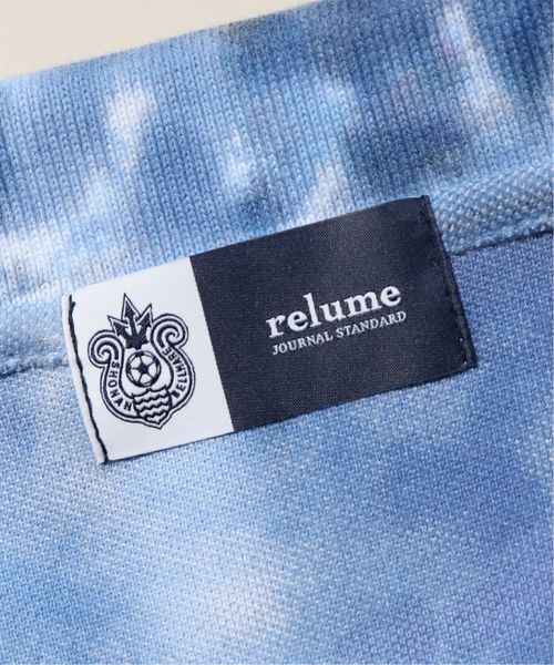 JOURNAL STANDARD relume（ジャーナルスタンダード　レリューム）の「湘南ベルマーレ×relume TIE DYE ポロシャツ（ポロシャツ・メンズ・ネイビー・SMALL/MEDIUM/LARGE）」の3枚目の写真