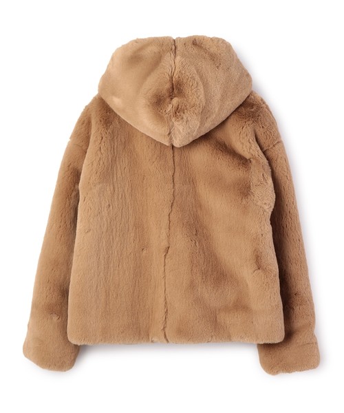 セール Estnation フェイクファーフードコート その他アウター