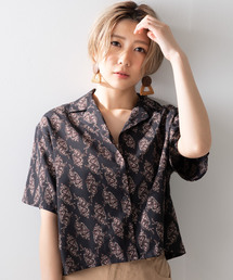 WEGO | WEGO/オープンカラークロップドシャツ(シャツ/ブラウス)