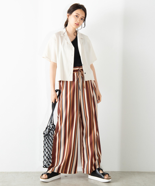 WEGO(ウィゴー)の「WEGO/オープンカラークロップドポプリンシャツ(シャツ/ブラウス・レディース・ベージュ/ピンク/アイボリー/ベージュ系その他4/その他1/ダークグリーン/その他2/ブラウン/ブラック系その他4・FREE)」の15枚目の写真