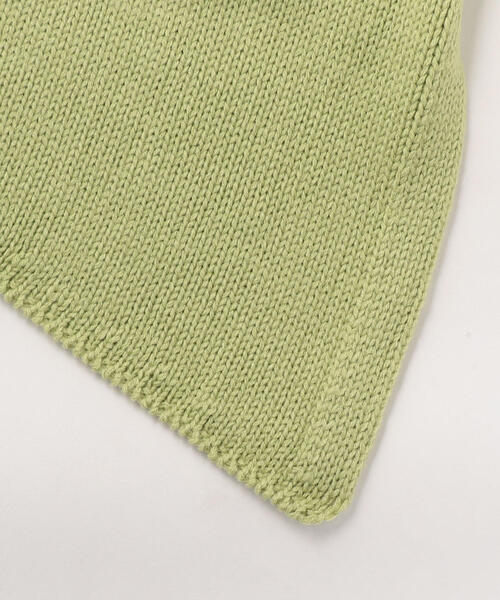 sulvam（サルバム）の「sulvam（サルバム）STOLE KNIT（ニット/セーター・メンズ・ブラック/ライム・SMALL/MEDIUM）」の7枚目の写真