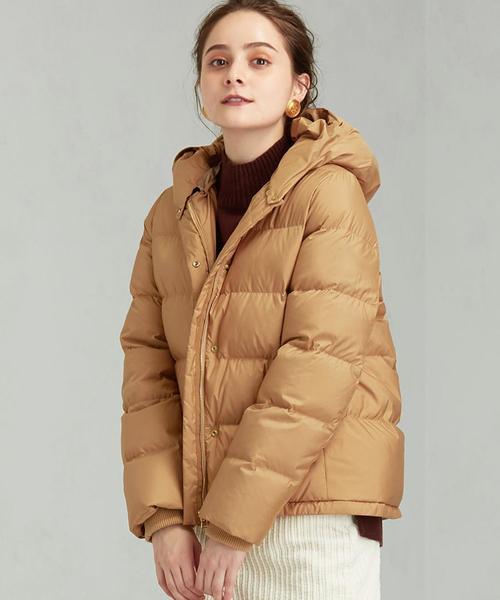 あ*ん様 【美品】グリーンレーベルリラクシング フォックスファー ショートダウン フード ショート ダウン