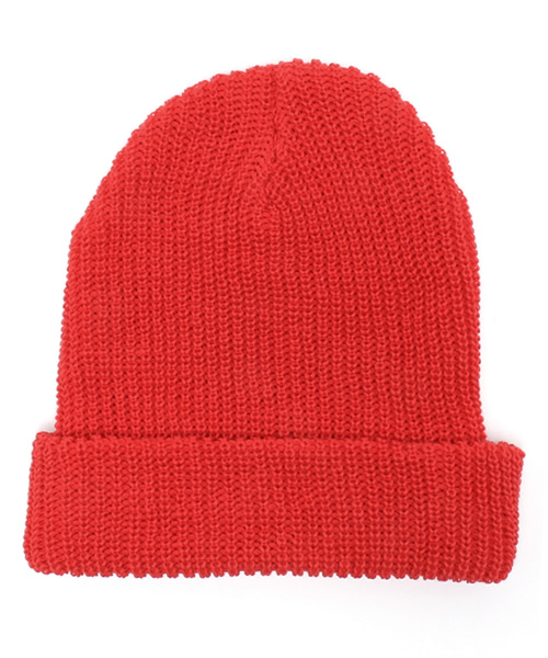 WEGO(ウィゴー)の「WEGO/カラーニットキャップ(ニットキャップ/ビーニー・メンズ・オフホワイト/ブラック/グレー/ネイビー/レッド・FREE)」の7枚目の写真