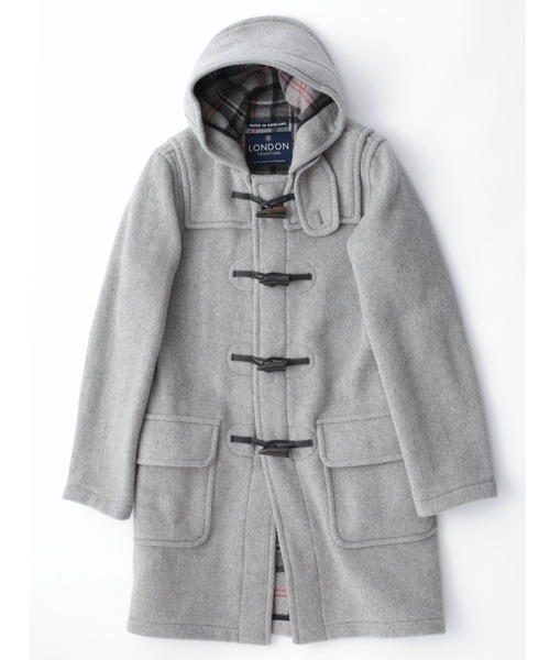 LONDON TRADITION(ロンドントラディション)の「LONDON TRADITION Martin Long Slim メンズ ロングダッフルコート(ダッフルコート・メンズ・ブラック/ネイビー/ブラウン/グレー/シルバーグレー/ダークグレー/ダークグリーン/チャコールグレー/ライトグレー・X-SMALL/SMALL/MEDIUM/LARGE/X-LARGE)」の6枚目の写真