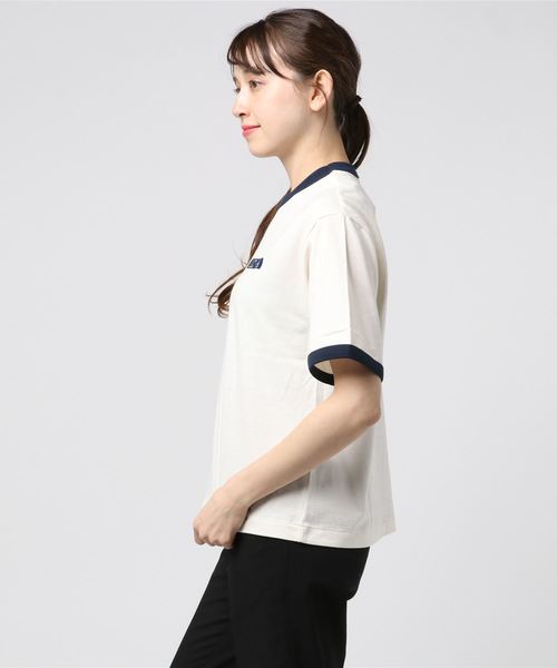 GYMPHLEX(ジムフレックス)の「GYMPHLEX / ジムフレックス CVC ジャージTEE JERSEY-T #J-1403(Tシャツ/カットソー・レディース・グレー/ネイビー/レッド・14)」の12枚目の写真