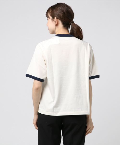 GYMPHLEX(ジムフレックス)の「GYMPHLEX / ジムフレックス CVC ジャージTEE JERSEY-T #J-1403(Tシャツ/カットソー・レディース・グレー/ネイビー/レッド・14)」の13枚目の写真