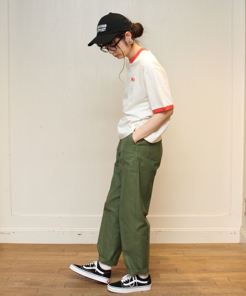 GYMPHLEX(ジムフレックス)の「GYMPHLEX / ジムフレックス CVC ジャージTEE JERSEY-T #J-1403(Tシャツ/カットソー・レディース・グレー/ネイビー/レッド・14)」の8枚目の写真