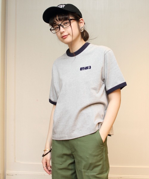 GYMPHLEX(ジムフレックス)の「GYMPHLEX / ジムフレックス CVC ジャージTEE JERSEY-T #J-1403(Tシャツ/カットソー・レディース・グレー/ネイビー/レッド・14)」の10枚目の写真