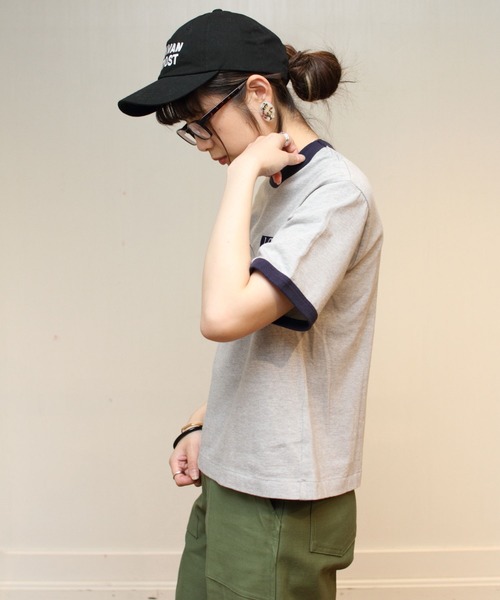 GYMPHLEX(ジムフレックス)の「GYMPHLEX / ジムフレックス CVC ジャージTEE JERSEY-T #J-1403(Tシャツ/カットソー・レディース・グレー/ネイビー/レッド・14)」の11枚目の写真