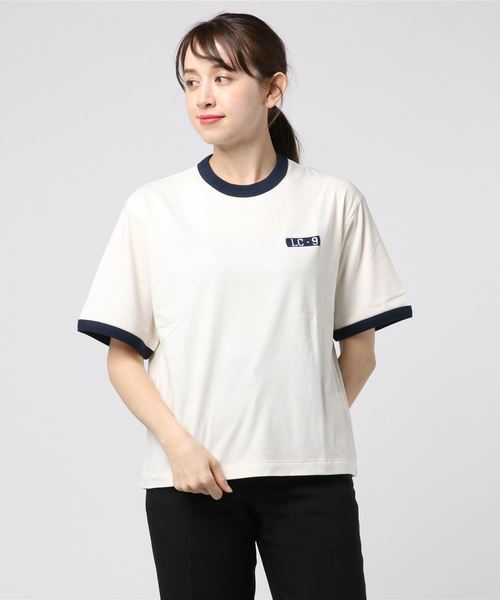 GYMPHLEX(ジムフレックス)の「GYMPHLEX / ジムフレックス CVC ジャージTEE JERSEY-T #J-1403(Tシャツ/カットソー・レディース・グレー/ネイビー/レッド・14)」の14枚目の写真