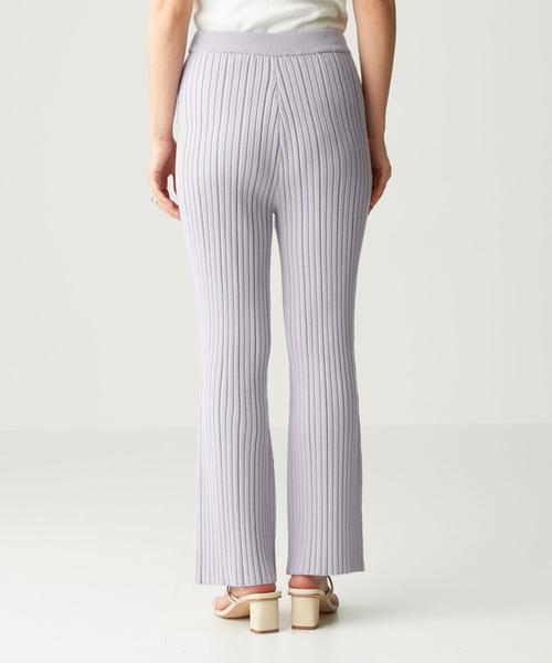 EMMEL REFINES（エメルリファインズ）の「〔ハンドウォッシャブル〕SMF HW ニットリブパンツ2（その他パンツ・レディース・オリーブ/ライラック/ナチュラル・FREE）」の21枚目の写真