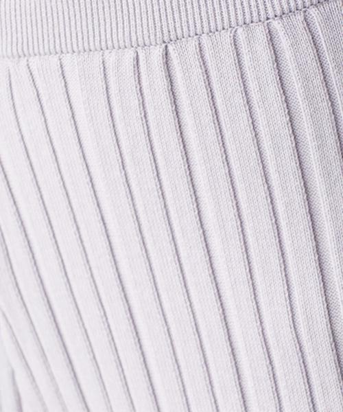 EMMEL REFINES（エメルリファインズ）の「〔ハンドウォッシャブル〕SMF HW ニットリブパンツ2（その他パンツ・レディース・オリーブ/ライラック/ナチュラル・FREE）」の16枚目の写真