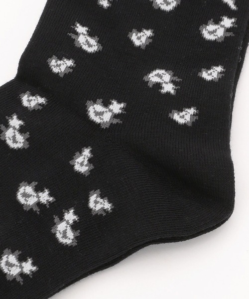 β MEN（ベータメン）の「バンダナ柄クルーソックス（ソックス/靴下・メンズ・ネイビー/ブラック/レッド・25-27CM）」の5枚目の写真