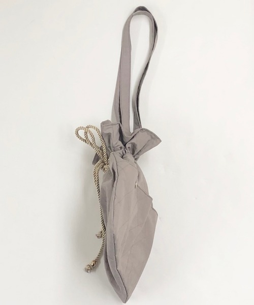 archives(アルシーヴ)の「【pink beigeはweb限定カラー】巾着メッセージトートbag(トートバッグ・レディース・アイボリー/ベージュ/グリーン/ピンクベージュ・MEDIUM)」の10枚目の写真