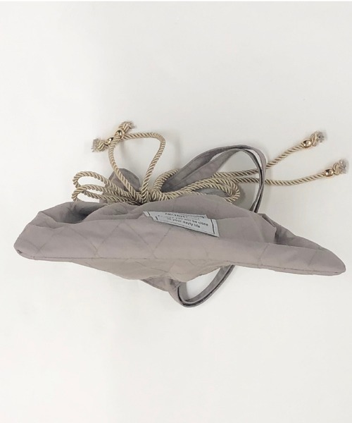 archives(アルシーヴ)の「【pink beigeはweb限定カラー】巾着メッセージトートbag(トートバッグ・レディース・アイボリー/ベージュ/グリーン/ピンクベージュ・MEDIUM)」の11枚目の写真